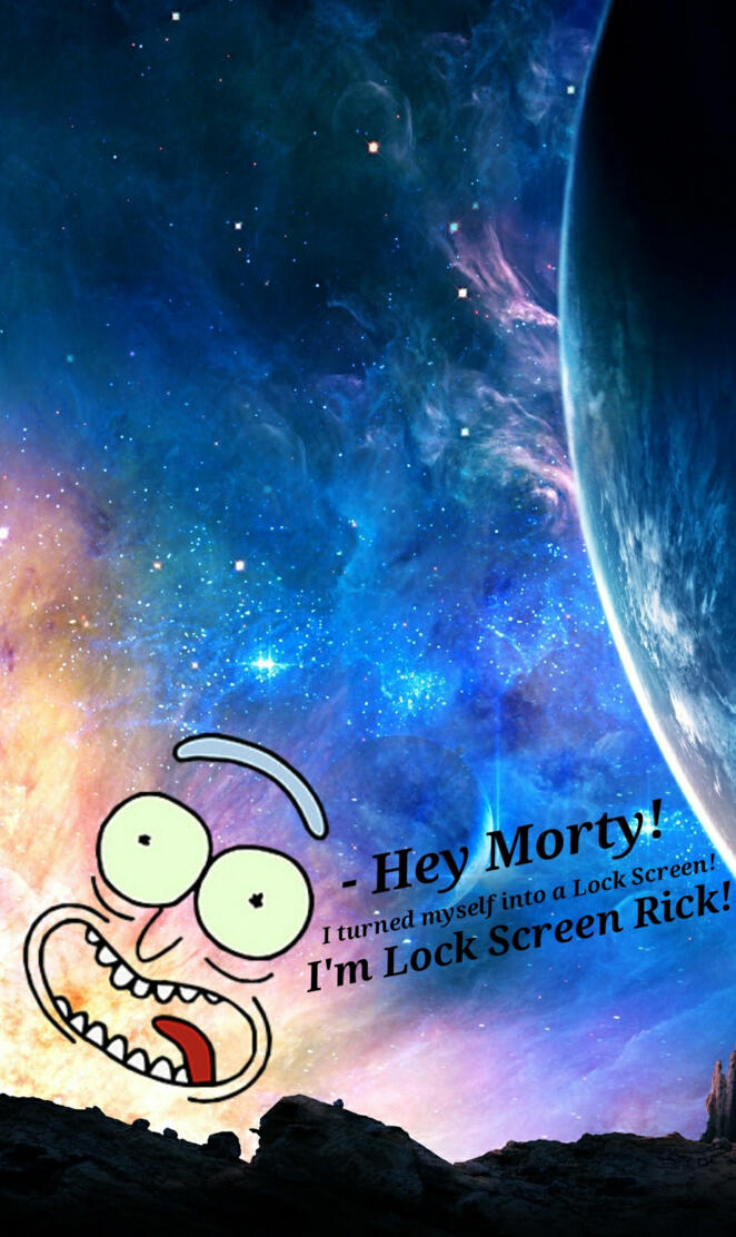 Lock Screen Rick