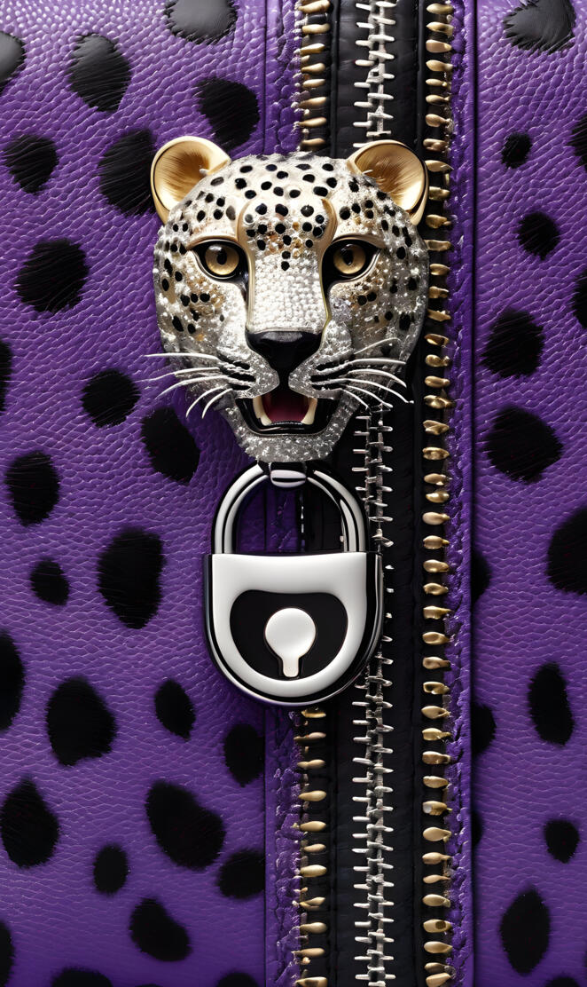 animal zipper lock screen
