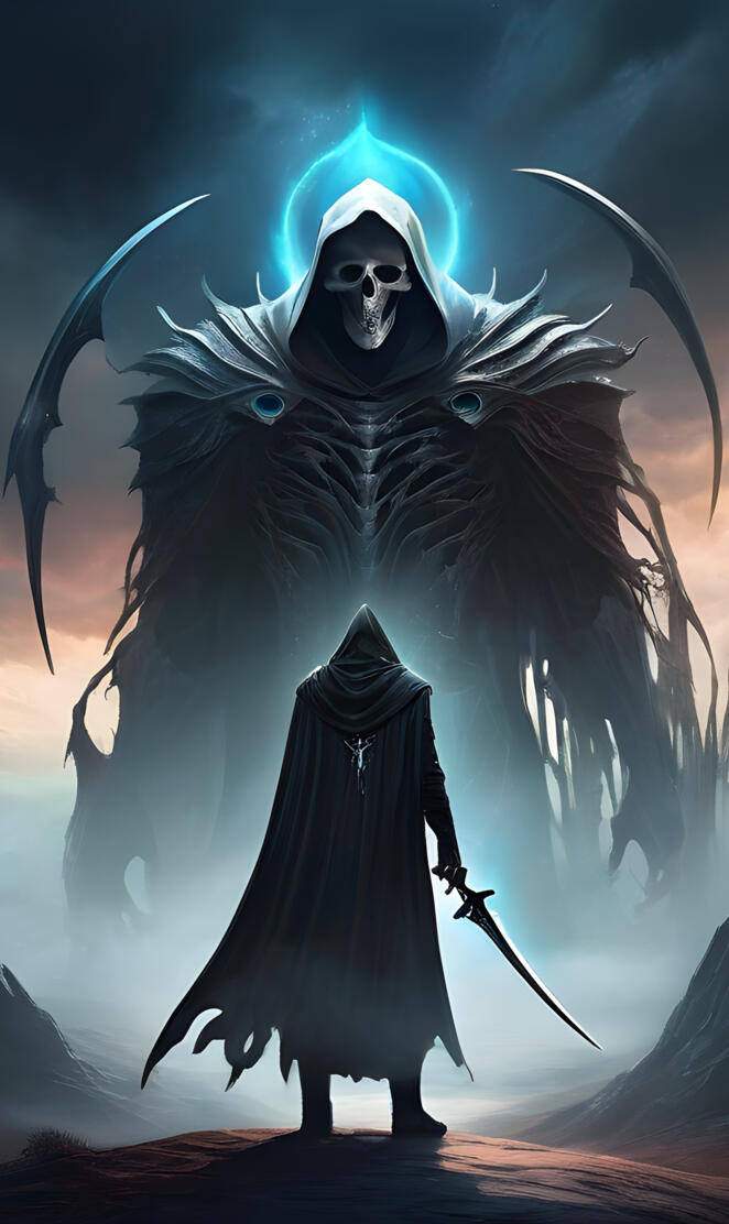 a shadow arose to challanges the death reaper