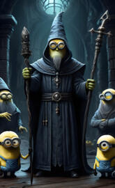 Disposable Me Minions Dark Wizard