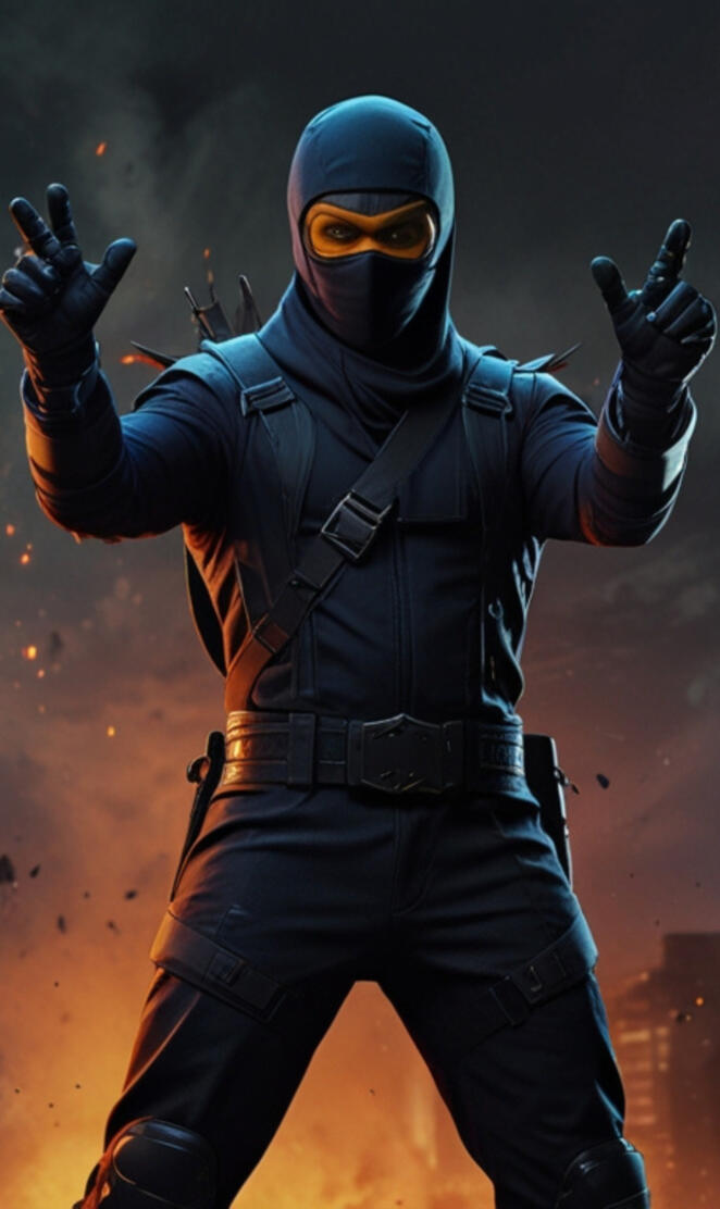 A new superhero named Nightshade Ninja