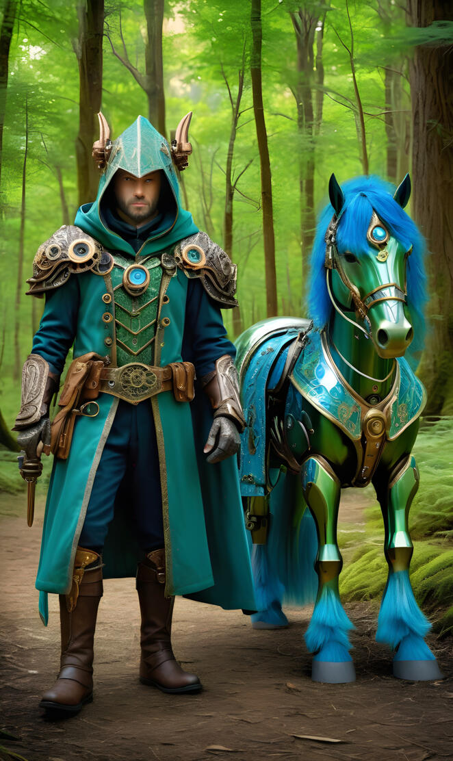 Berry Ivyleaf standing next to Glade Charger