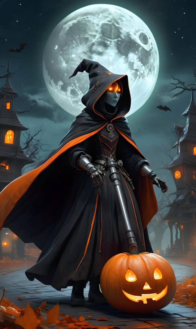 Matrenella, riding the self propelled auto Wet Vac