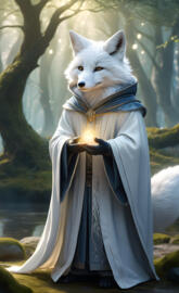 White Fox magician