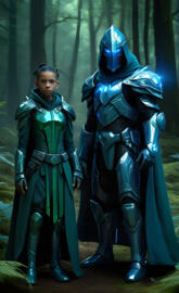 Bedelia Underhill standing next to Ironglade