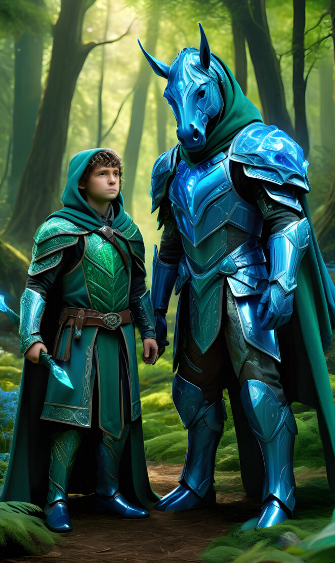 Willow Leaf standing next to Clover Hoof