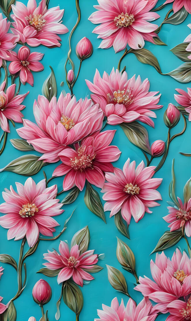 Pretty in Pink & Aqua