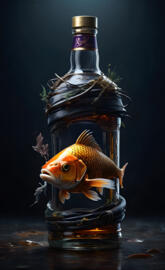 coy fish and whiskey