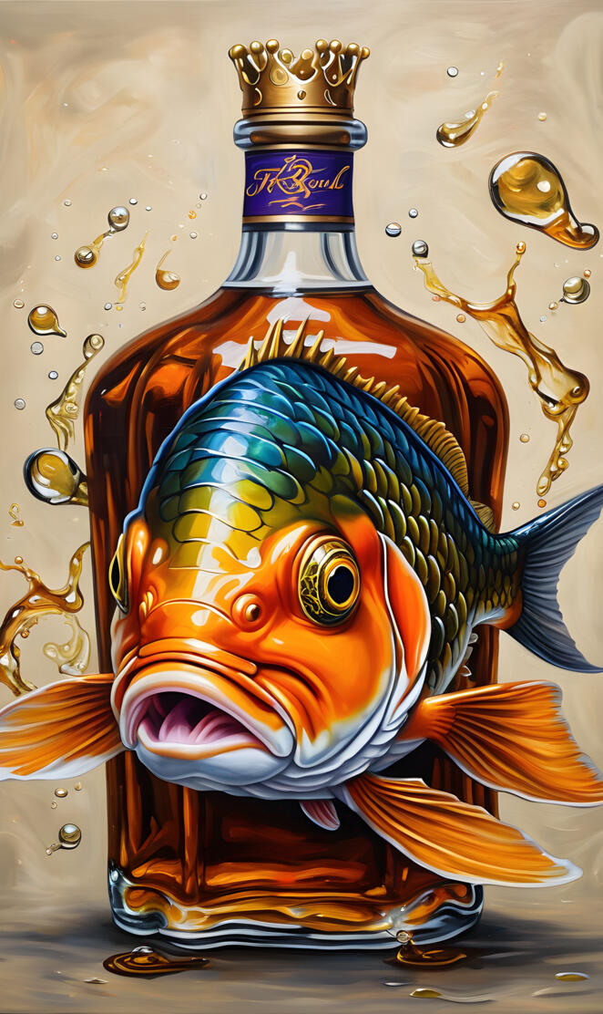 coy fish and whiskey