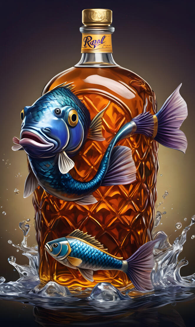 coy fish and whiskey