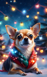 Christmas chihuahua