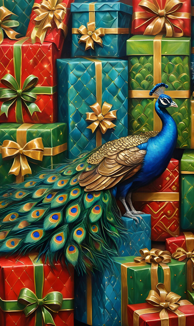 Showing off for Christmas