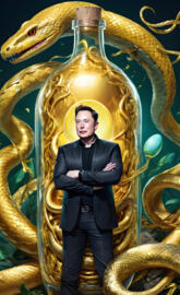 Elon Musk the snake 🐍