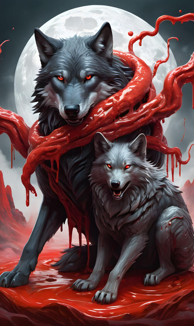 Bloody wolves