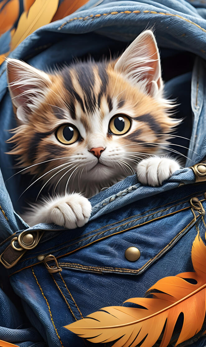 cat in pocket