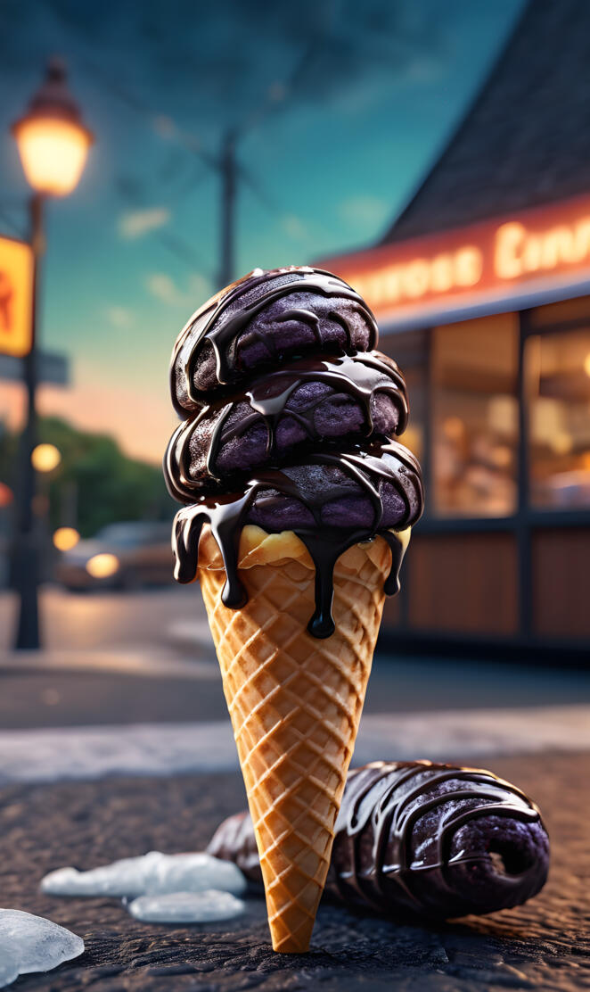 a statue of a person with a cone on the head