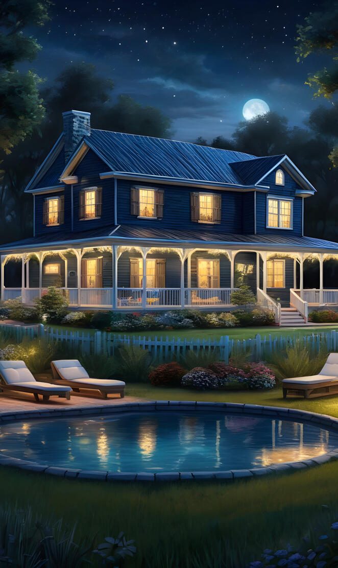 2-Story Farmhouse w/ Wrap Around Porch & Inground Pool