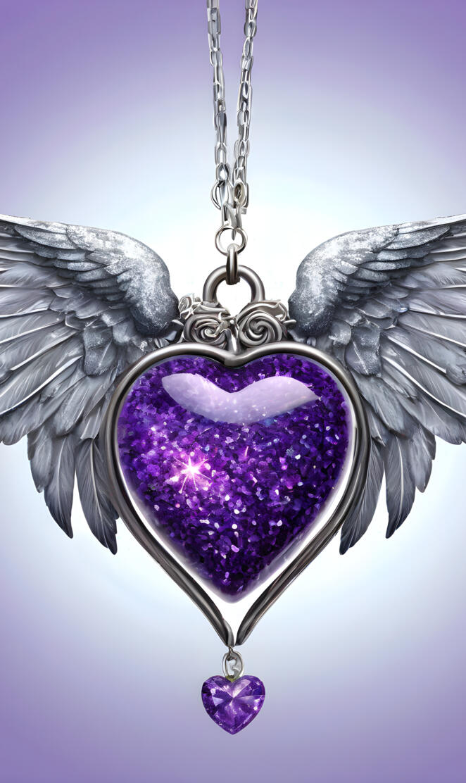 a silver and blue chandelier