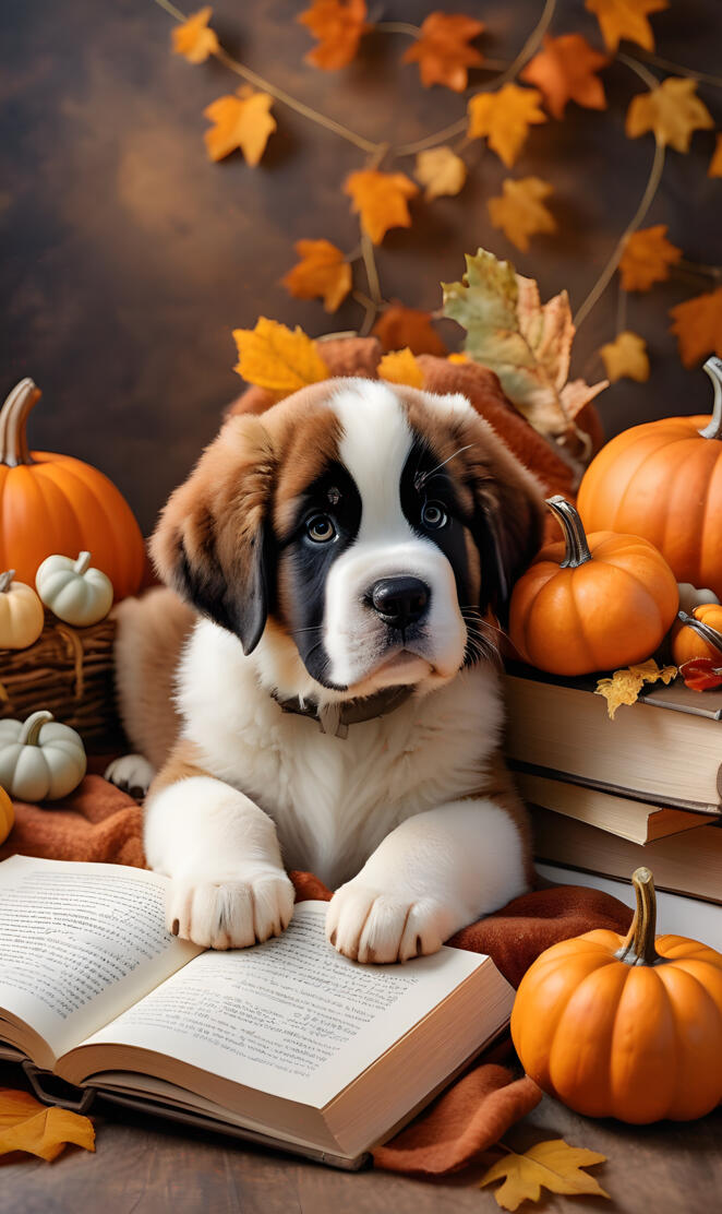 Fall St. Bernard