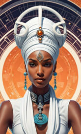 Brown Skinned Woman In A Yoga Pose Wearing A Ankh 💕