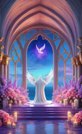 St. Peter and The Holy Spirit, the sea of Galilee, synergybydesign