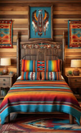 Southwest style bedroom