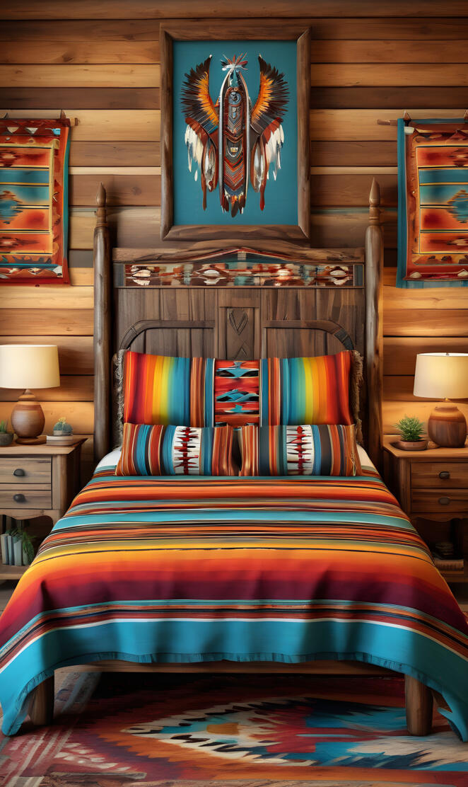 Southwest style bedroom