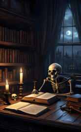 18th Century Gothic Study Room #3