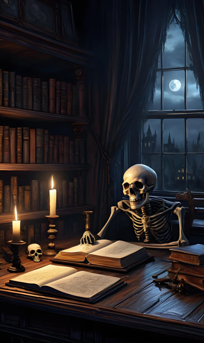 18th Century Gothic Study Room #3