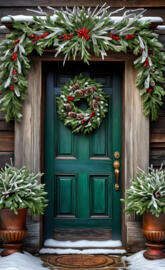 Christmas decorations outdoor