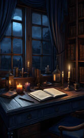 Old Gothic Study Room #1