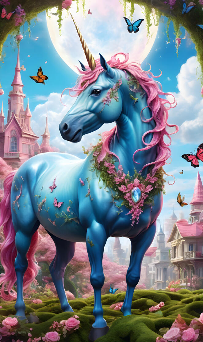 a horse statue in a park