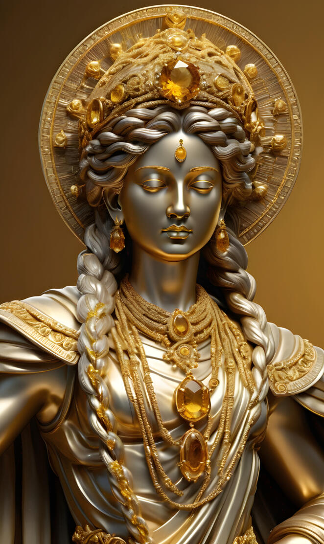 antique french gold sculpture