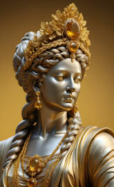 antique french gold sculpture