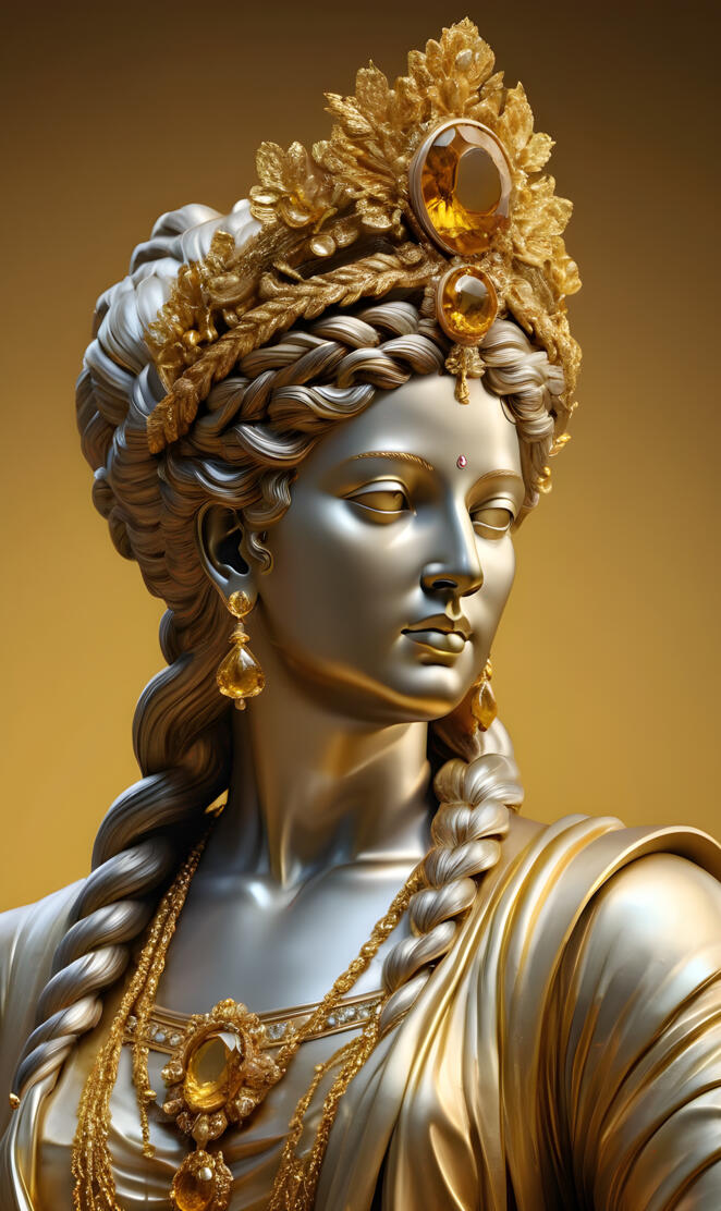 antique french gold sculpture