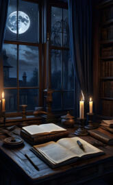 Old Gothic Study Room #4