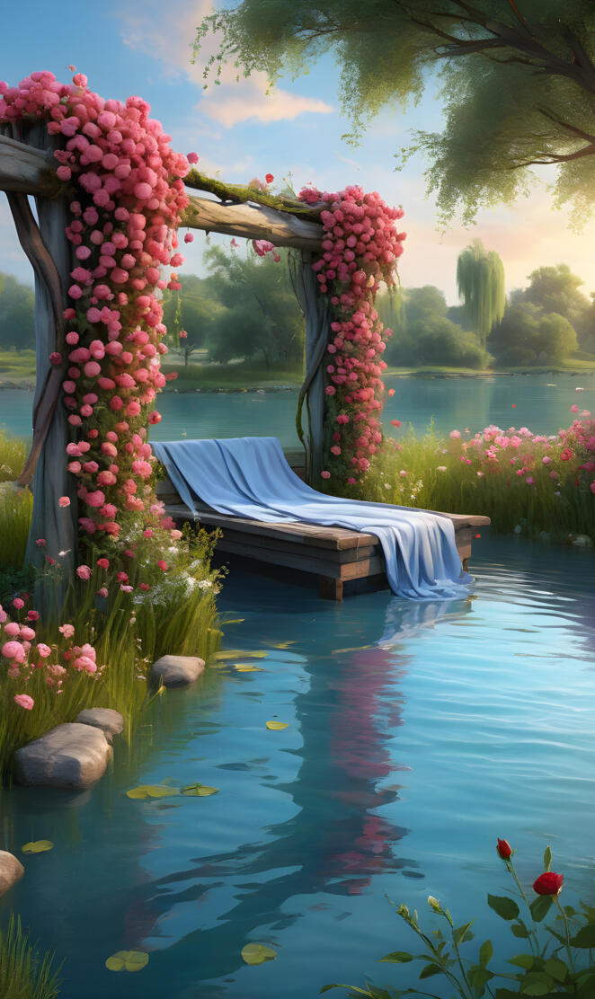 divine roses, flowers, weeping willow, holy river, synergy