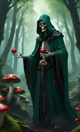 Skeleton Robed, Mushroom Forest