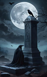 Raven King mourner