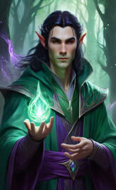 Elven warlock