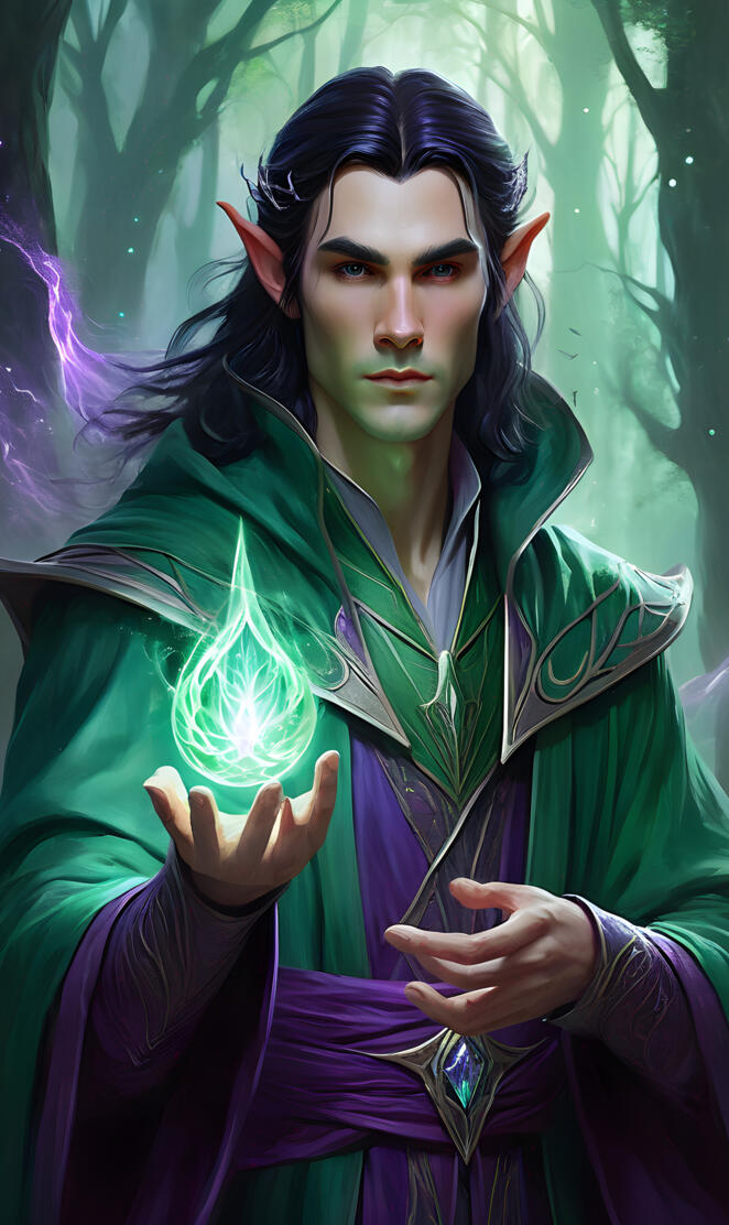 Elven warlock