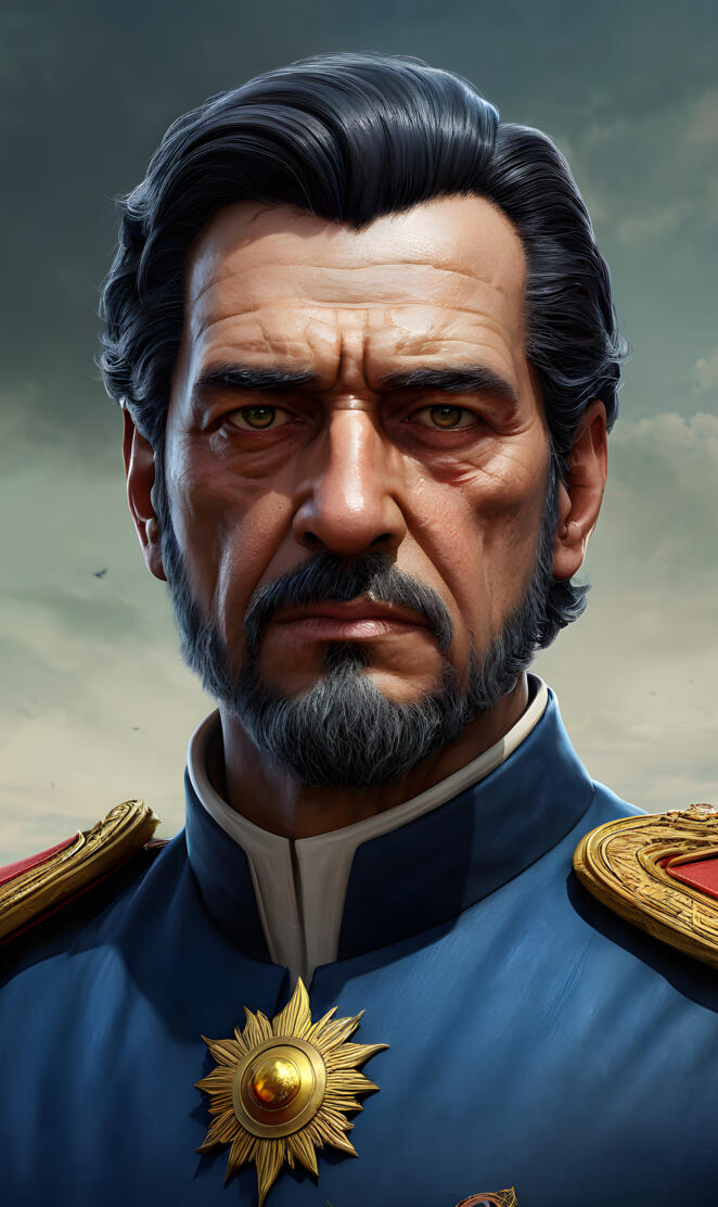 Rogério Samora in a blue robe