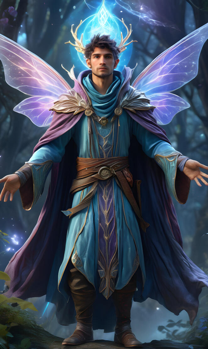 Male Fae Wizard 2