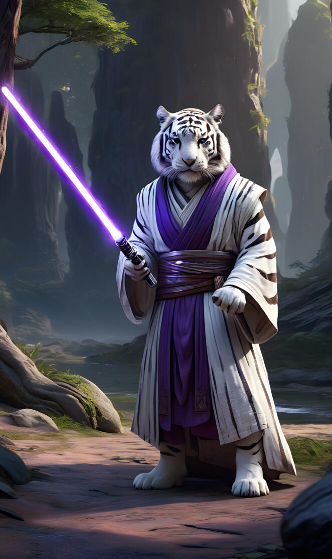 white tiger Jedi