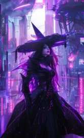 Gorgeous Cyber Witch
