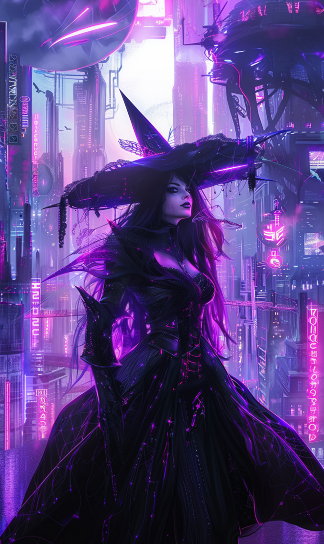 Gorgeous Cyber Witch