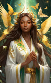 Golden Yellow Cultivation Immortal