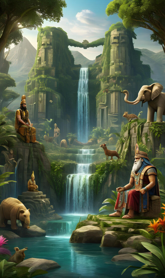 Annunaki God's in Garden of Eden