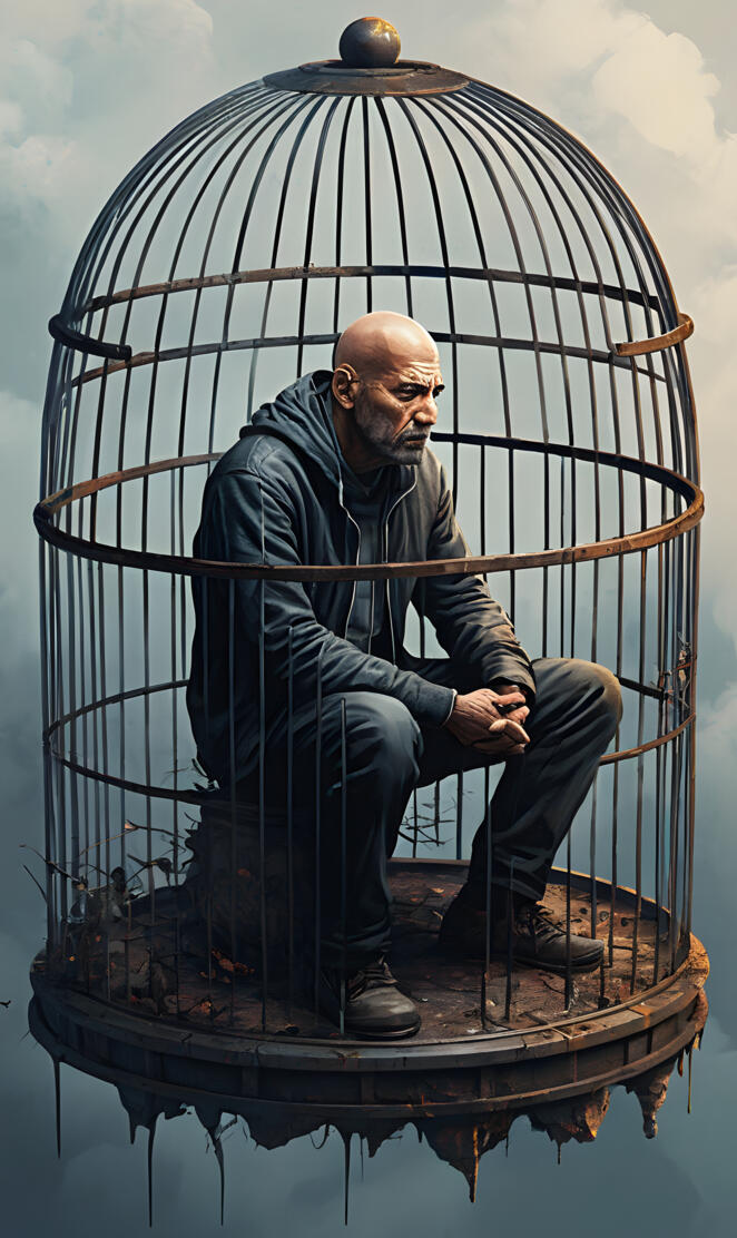 Mind cage overthinker