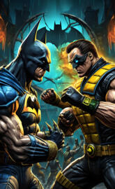 Johnny cage versus batman